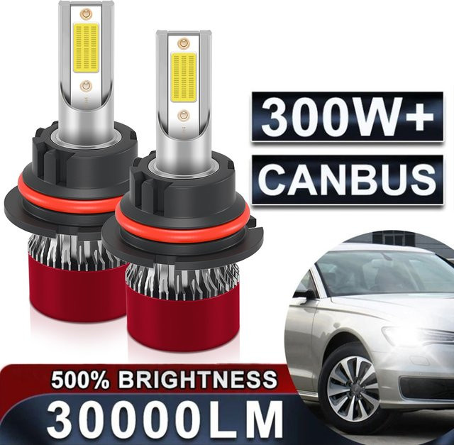 H7 Canbus Auto LED Scheinwerfer 300W 30000LM 6000K Weiß für CROSSFOX - Bild 1