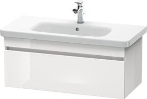 Duravit Waschtischunterschrank DuraStyle, weiß hochglanz, wandhängend, B/T/H: 93 x 44,8 x 39,8 cm - Bild 1