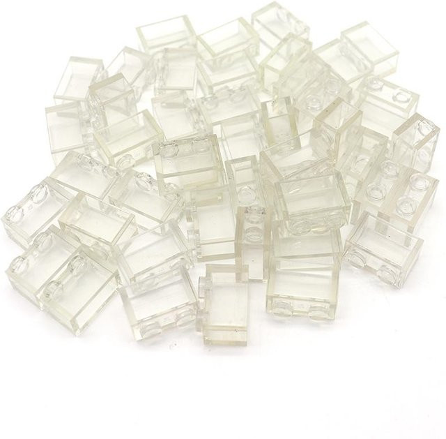 Kidsly MOC Transparent 1x2 Punkte Dicke Bausteine, Zubehör, 100-teiliges Set, ab 6 Jahren - Bild 1
