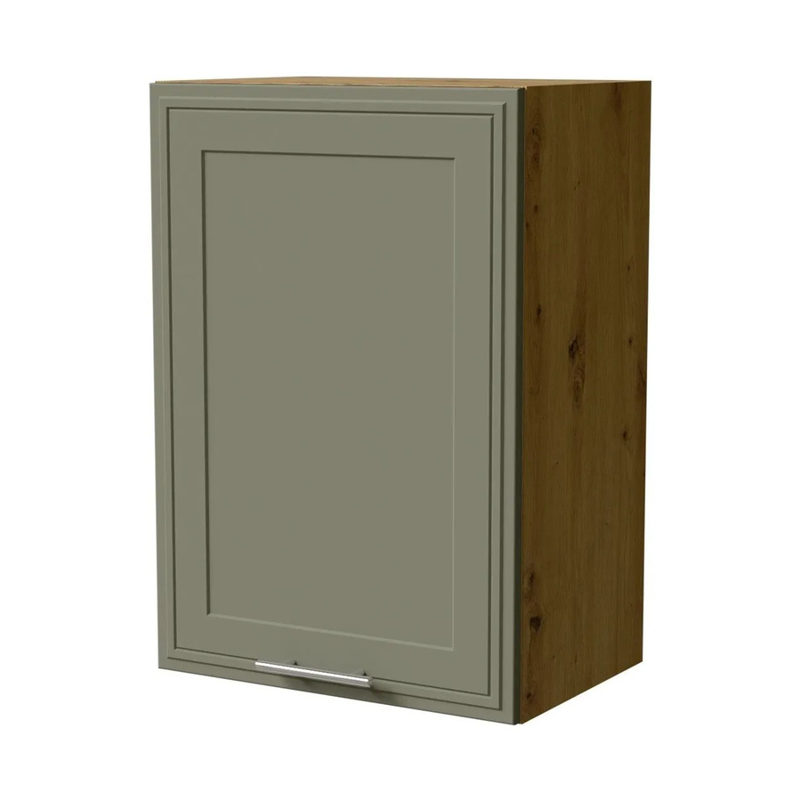 Feldmann-Wohnen Hängeschrank Salo W2 in Eiche Artisan und Reed Green Matt mit Kassettenoptik, B/T/H: 50 x 32,5 x 72 cm - Bild 2