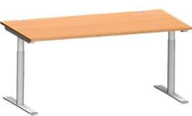 Schäfer Shop Genius Schreibtisch MODENA FLEX in Buche, höhenverstellbar, B: 160 cm, T: 80 cm - Bild 1