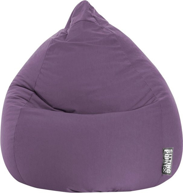 Sitting Point Sitzsack Easy XL BeanBag in Lila mit abnehmbarem Bezug - Bild 1