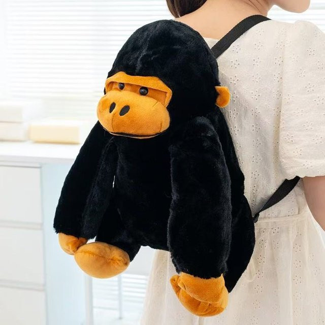 Yiran Health & Beauty King Kong Rucksack, Plüschtier, 32cm, ab 14 Jahre - Bild 1