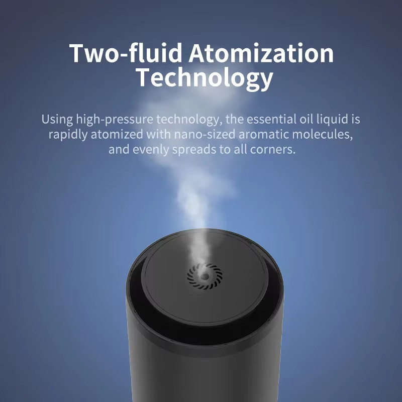 Namste Aroma-Diffusor mit WLAN und Bluetooth, Elektrische Aromatherapie-Maschine in Silber, 500 ml - Bild 2