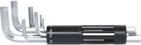 KS Tools 3 in 1 Innen6kant-Winkelstiftschlüssel-Satz, 8-teilig, Zoll, Silber - Bild 1