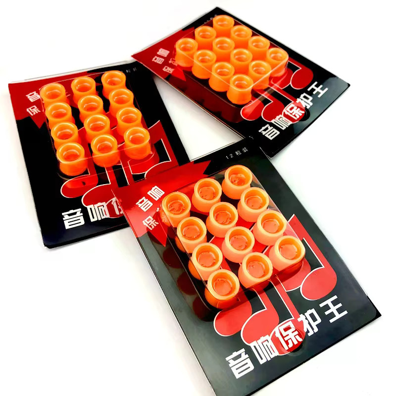 JETTING 12 Stück Staubschutzkappen für 3,5 mm Jack Audio-Anschlüsse in Orange - Bild 4