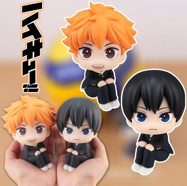 Bandai Haikyuu Shoyo Hinata Look Up Tobio Kageyama Actionfiguren, Kunststoff - Bild 1