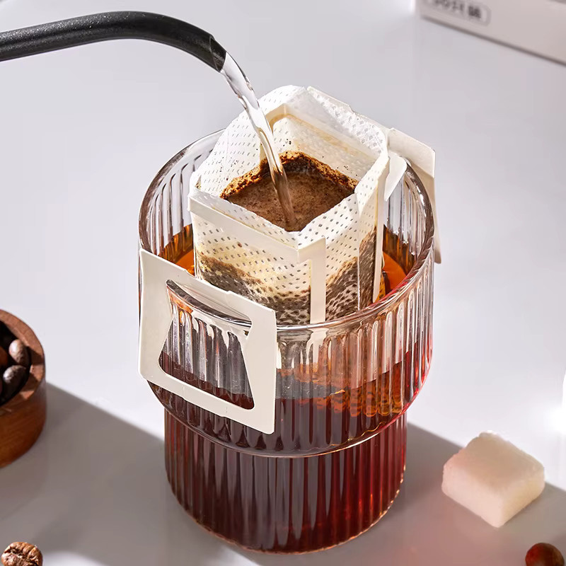 Gianxi Einweg Kaffee Filter aus Papier in Weiß für Espresso und unterwegs - Bild 5