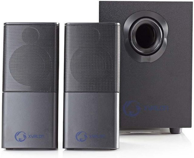 Nedis Notebook-Lautsprecher GSPR10021BK Schwarz mit USB-A Anschluss und aktiver Leistung - Bild 1