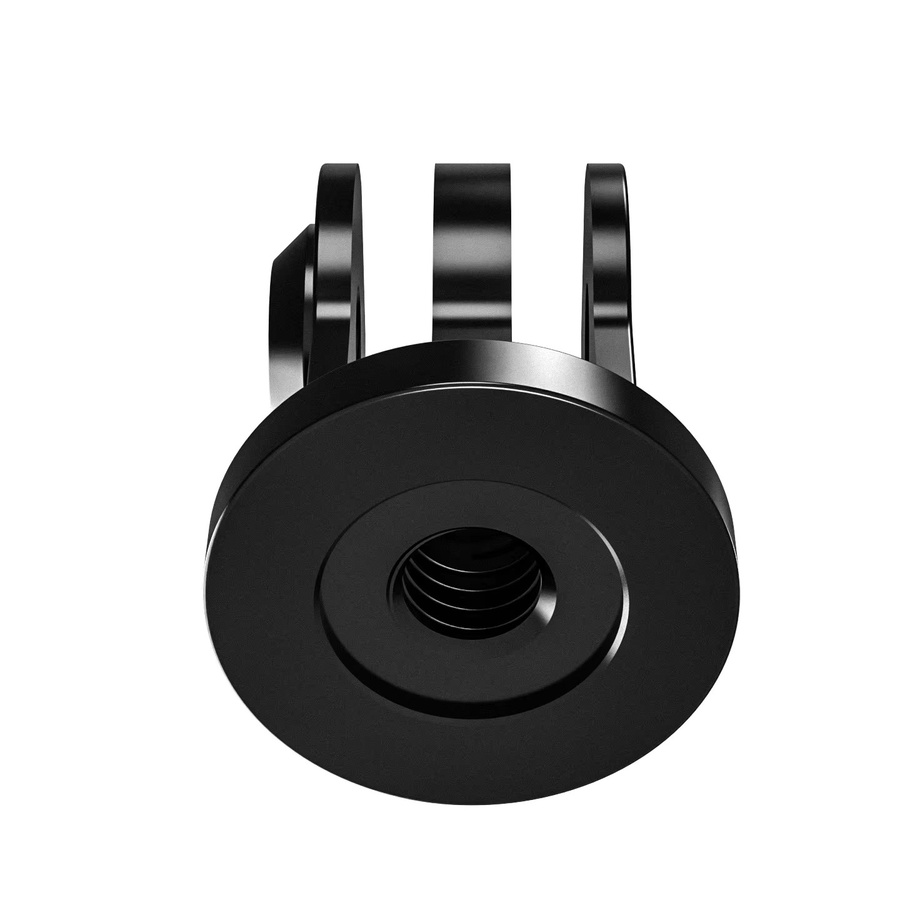 Mini-Stativ-Adapter mit 1/4 Zoll Schraubenloch und M5-Schraube für GoPro 13, Insta360 X5 und Osmo Action 6, schwarzer Selfie-Stick-Anschluss und erweitertes Einbeinstativ - Bild 4