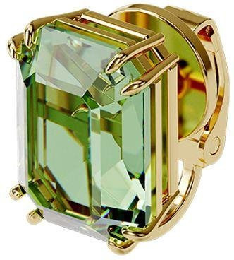 Swarovski Millenia Clip-Ohrringe, vergoldet, Grün, Kristall, Damen - Bild 1