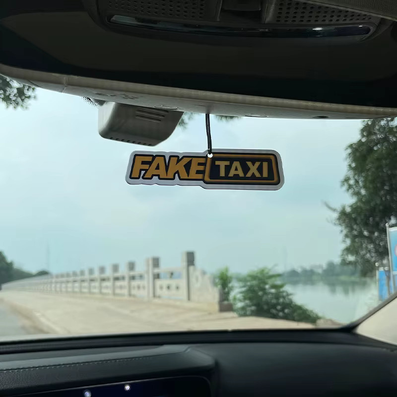 Fake Taxi Dufttabletten Bahamian Sea Breeze als Weihnachtsbaum für Auto und Kleiderschrank - Bild 3