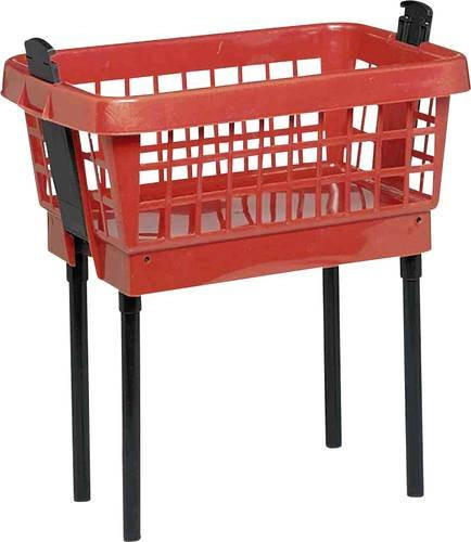 Lockweiler CLIP CLAP Waschkorb mit Standautomatik, Farbe: Rot/Schwarz, Höhe: 65 cm - Bild 1