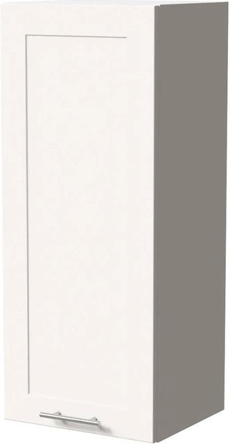 Feldmann-Wohnen Hängeschrank Oslo Weiß Matt mit Soft-Close-Türen und Regalböden, B/T/H: 40 x 32,5 x 96 cm - Bild 1