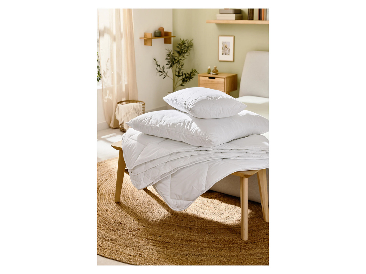 LIVARNO HOME Kopfkissen in Weiß, höhenverstellbar, B/H: 80 x 40 cm - Bild 3