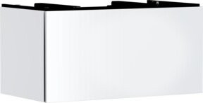 hansgrohe Waschtischunterschrank Xilesa E 1 mit einem Schubkasten, mattweiß, Breite: 98 cm, Tiefe: 55 cm - Bild 1