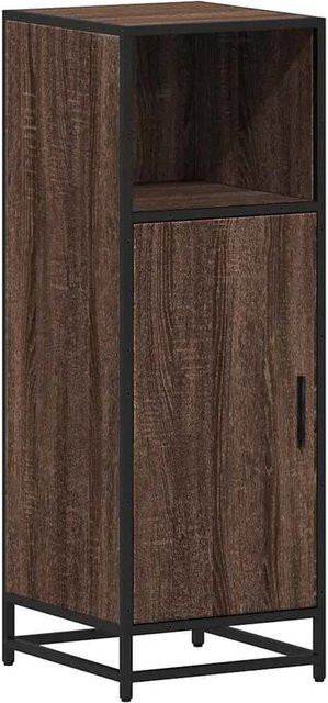 vidaXL Badschrank in Eiche Braun im industriellen Stil, B/T/H: 35 x 37,5 x 100 cm - Bild 1