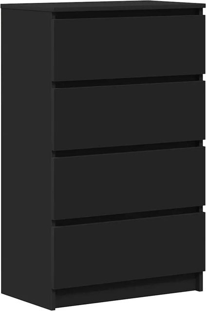 vidaXL Sideboard Schwarz aus Holzwerkstoff B/T/H: 60 x 35 x 98,5 cm - Bild 1