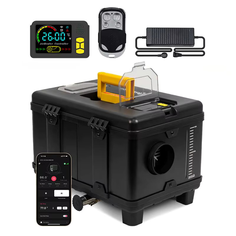 Sunster Diesel-Luftheizer 8KW mit Bluetooth App-Steuerung und Turbo-Heizmodus in Schwarz - Bild 6