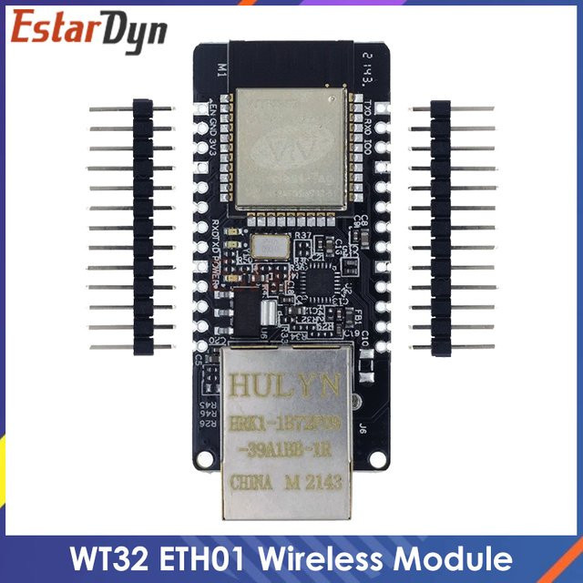 Estardyn WT32-ETH01 ESP32 Wireless-Modul mit Ethernet, WiFi und Bluetooth in Schwarz - Bild 1