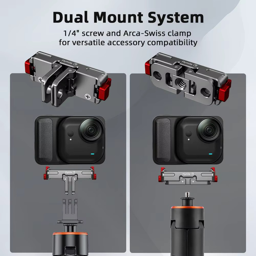 Insta360 Magnetische Basis aus Aluminiumlegierung mit Quick-Release Adapter für Insta360 GO Ultra - Bild 5
