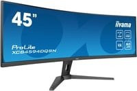 Iiyama G-Master ProLite XCB4594DQSN-B1 Curved Gaming-Monitor, 44,5 Zoll, DQHD 5120x1440, VA-Panel, 165Hz, Schwarz, USB-C Dockingstation mit 90W Power Delivery, KVM, FreeSync - Bild 1