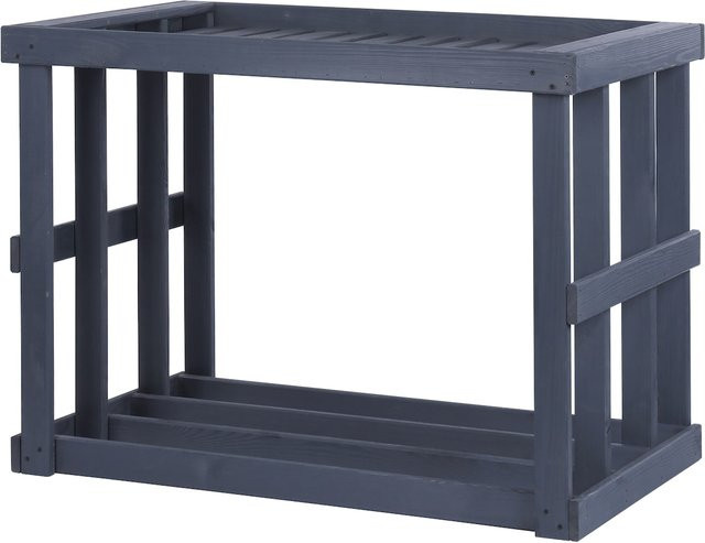 Westmann Holz Kaminholzregal Stephan Anthrazit B/T/H: 108 x 52 x 74 cm - Bild 1