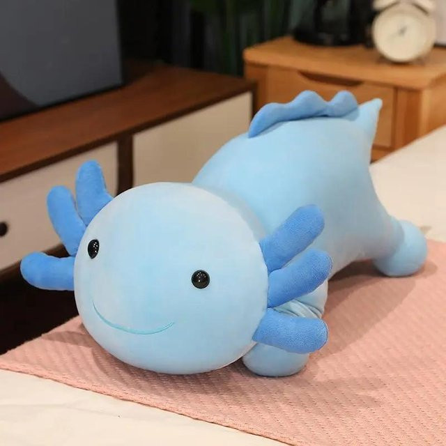 Kidsly Axolotl Salamander Plüschtier, blau, 30cm - Bild 1