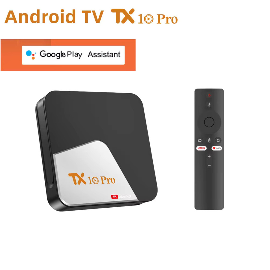 TX10 PRO Smart TV Box AIIwinner H313 mit Android 13, 8K Auflösung, Dual WLAN 2.4G/5G und Bluetooth 5.0, Schwarz - Bild 3