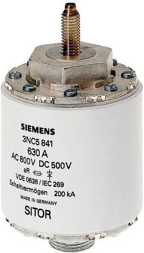Siemens 3NC5838 Sicherungseinsatz 800A 1000V Set mit 3 Stück in Weiß - Bild 1