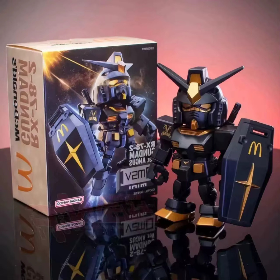 Bandai Gundam Angus Actionfigur, Schwarz, Gold - Bild 4