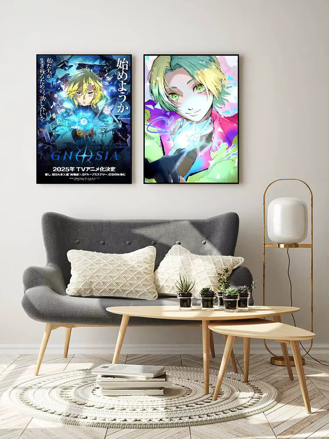 GNOSIA Sci-Fi Poster Aufkleber Wasserfeste Wandkunst für Wohnzimmer und Schlafzimmer, Mehrfarbig - Bild 7