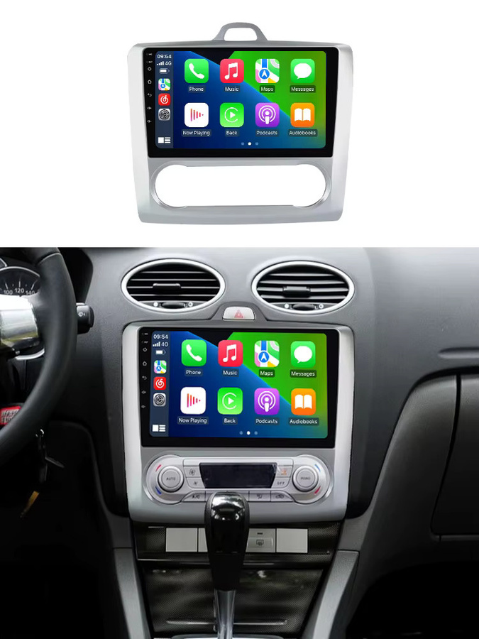 MEKEDE & NAVIFLY Android 14 Autoradio für Ford Focus 2 3 Mk2/Mk3 2004-2011 mit Carplay und GPS Navigation in Schwarz - Bild 7