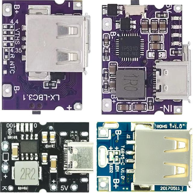 Si Tai&SH Boost Converter Step-Up Power Modul mit Typ-C und Micro USB sowie LED Anzeige für Mobile Power Bank Zubehör - Bild 1