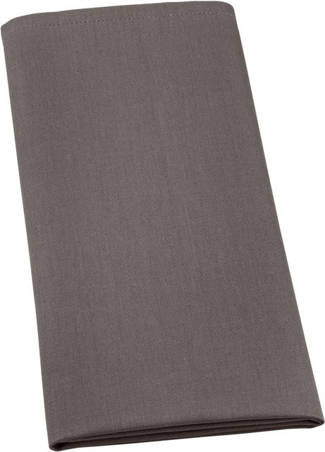 ERWIN M. Serviette Palermo, Steingrau, 6er Pack, B/L: 50 x 50 cm - Bild 1