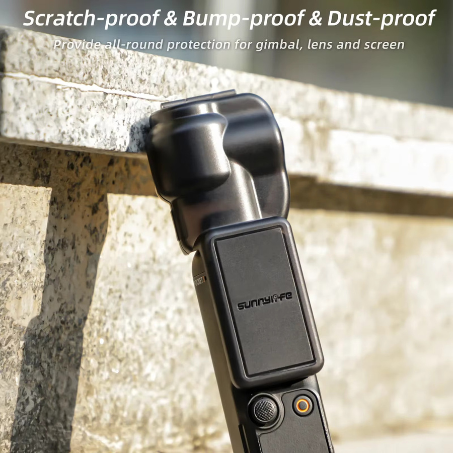 DJI Osmo Pocket 3 Schutzhülle mit Display-Schutzfolie und Objektivkappe in Schwarz - Bild 5