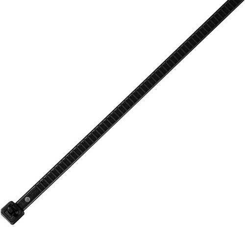 HellermannTyton Kabelbinder LR55R-HS-BK-Q1 Schwarz, lösbar und hitzestabilisiert, 25 Stück - Bild 1