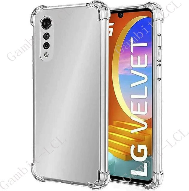 Stoßfeste TPU Schutzhülle für LG Velvet 5G 2020 (6,8 Zoll), Transparent - Bild 1