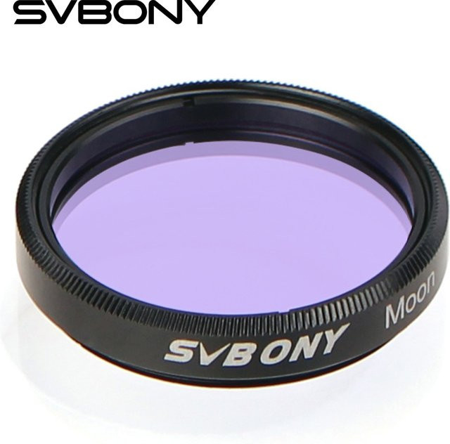 SVBONY Mondfilter für Astronomie-Teleskopokular mit optischer Glaslinse zur Reduzierung von Blendungen, 1,25 Zoll und 2 Zoll - Bild 1
