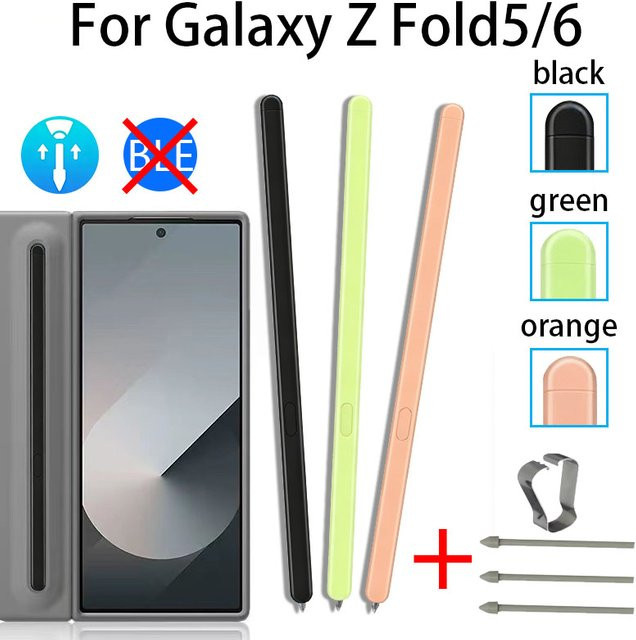 Samsung Z Fold 6 Stylus S Pen Ersatz für Galaxy Z Fold 5 und Z Fold 6 Fold Edition inklusive Ersatzspitzen in Orange - Bild 1