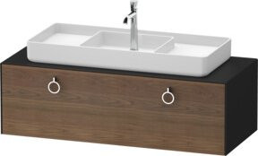 Duravit Waschtischunterschrank White Tulip in White, B/T/H: 130 x 55 x 40,8 cm - Bild 1