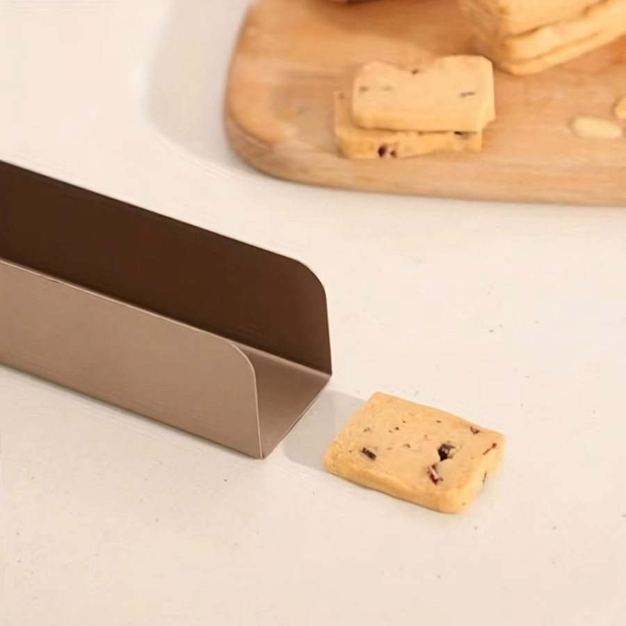 U-förmige Backform aus Carbonstahl in Schwarz, Antihaft-Keksform für Baguette und Toast - Bild 4
