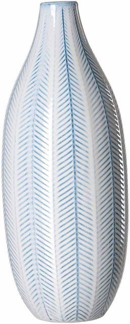 Ritzenhoff & Breker Solifleurvase Reef in Blau mit Farnblätter-Motiv, Höhe: 40 cm - Bild 1