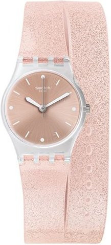 Swatch Armbanduhr, Quarz, Kunststoff, Rosa, Damen - Bild 1