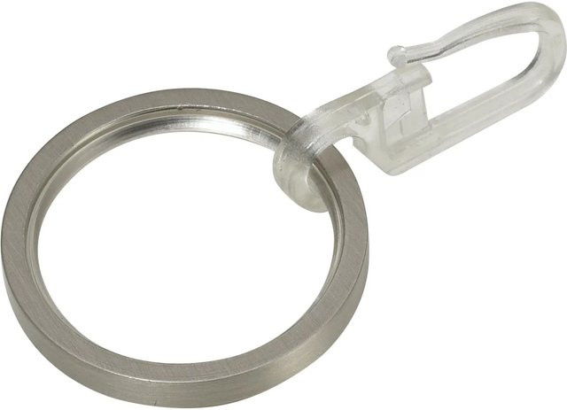 Mydeco Gardinen-Ringe in Edelstahl-Optik Silber für Gardinenstangen mit Ø 4 cm und Ø 2 cm - Bild 1