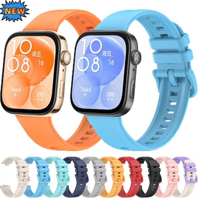 Huawei Uhrenarmband Silikon, Bunt, Huawei Watch Fit 4/3/4 Pro - Bild 1