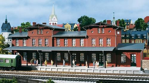 Auhagen Bahnhof Neupreußen Modell im Maßstab H0 - Bild 1