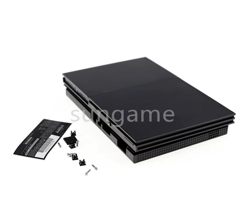 OCGAME Vollgehäuse für PS2 Konsole in Schwarz im Retro-Design - Bild 4