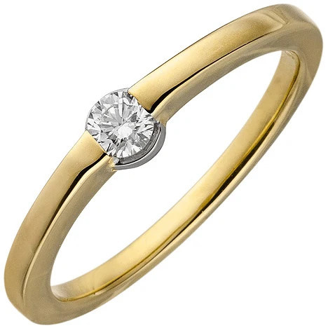 Colfem Ring 585 Gelbgold, Diamant, Damen - Bild 1