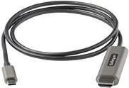 StarTech.com USB-C auf HDMI Kabel 4K 60Hz mit HDR10, 1m, Schwarz, Thunderbolt 3 kompatibel (CDP2HDMM1MH) - Bild 1